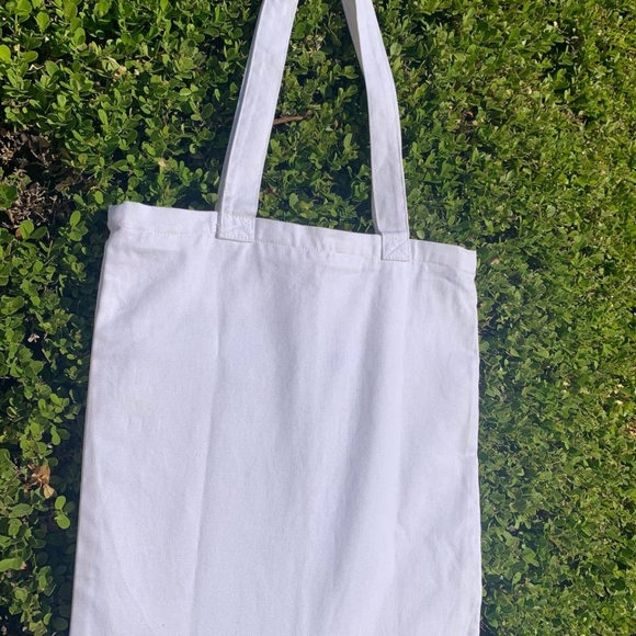 Handmade Canvas Tote | Shoulder Bag with Zipper - Picture 3 of 3